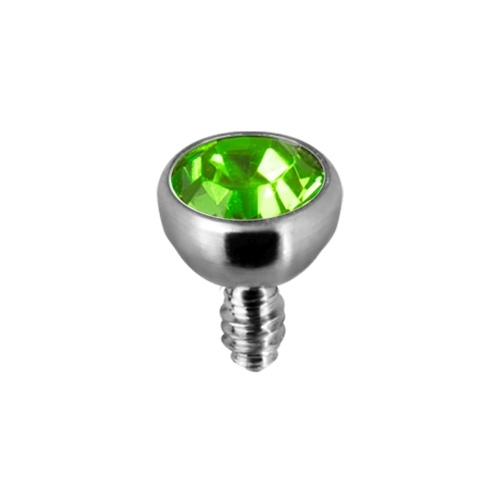 Steel Attachment for (Type S) Internal Thread Labret - Premium Zirconia