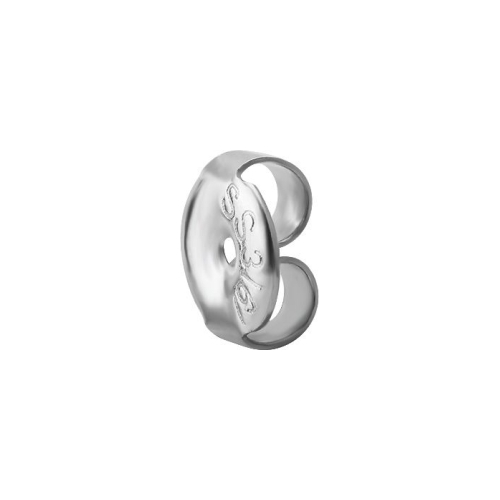 Surgical Steel Butterfly Backing for Ear Studs 20 Gauge (Pack of 50 Pairs) 4mm