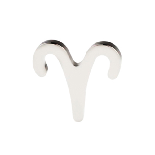 Titanium Internal Thread Flat Back Labret Attachment - Aries