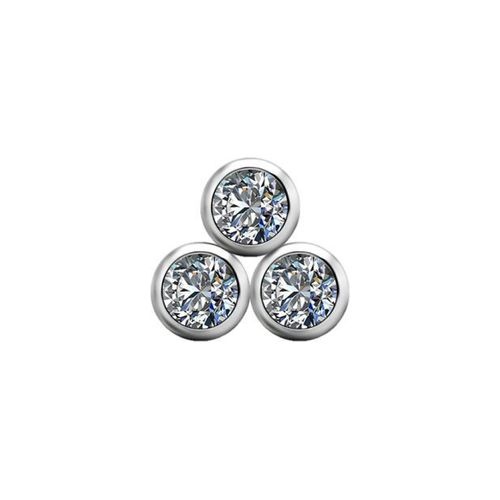 Titanium Attachment for (Type S) Internal Thread Labret - Premium Zirconia - Trio - 2.5mm