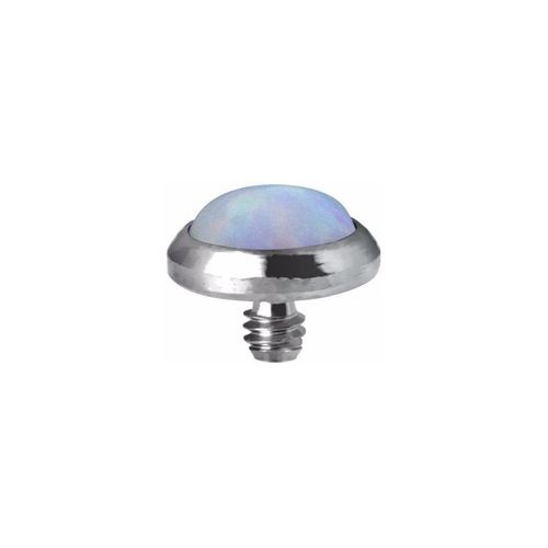 Titanium Internal Dermal Anchor Attachment Lab Created Opal 