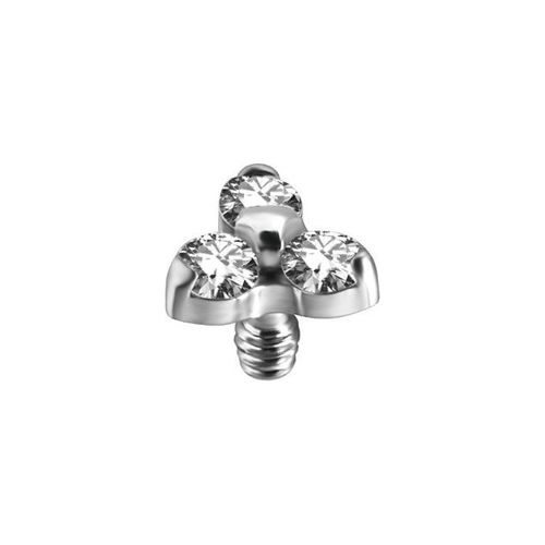 Titanium Attachment for (Type S) Internal Thread Labret - Premium Zirconia - Trinity