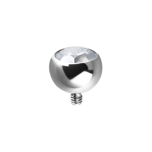 Titanium Attachment for (Type S) Internal Thread Labret - Premium Zirconia