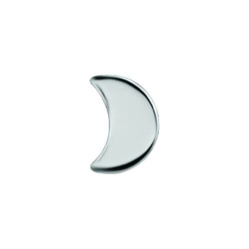 Titanium - Moon (Type R) Internal Thread Labret Attachment