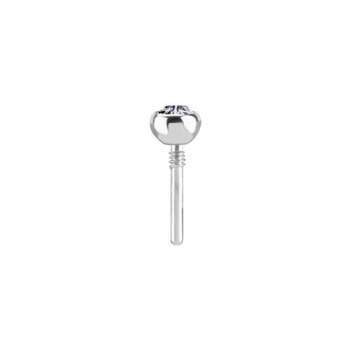 Titanium - Premium Zirconia (Type R) Internal Thread Labret Attachment
