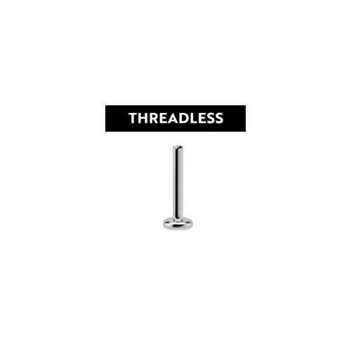 Titanium Threadless Flat Back Labret Post
