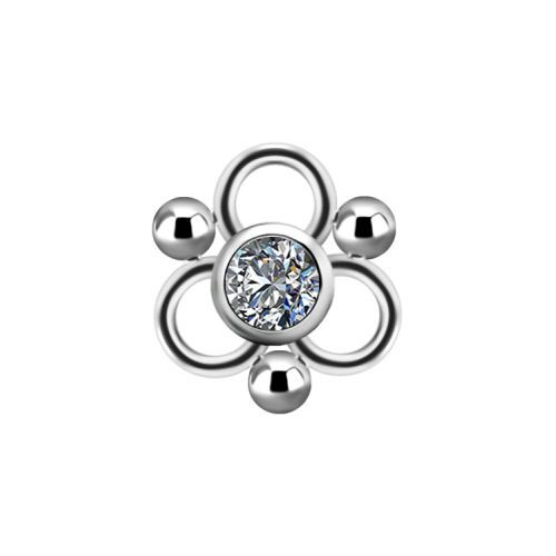 Titanium Cluster Charm - Premium Zirconia