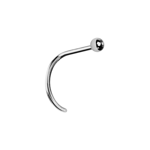 Titanium Pigtail Ball Nose Stud