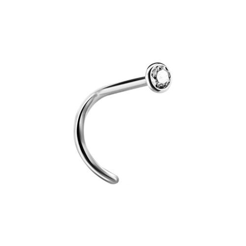 Titanium Pigtail Nose Stud