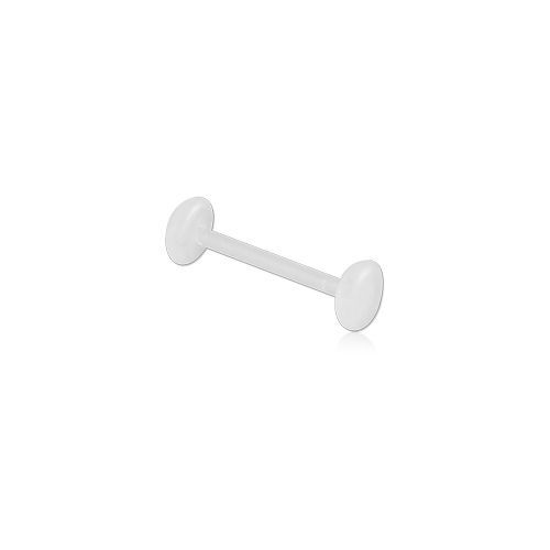 Bioflex Internal Thread Bar for Tongue - Plain 5mm Discs