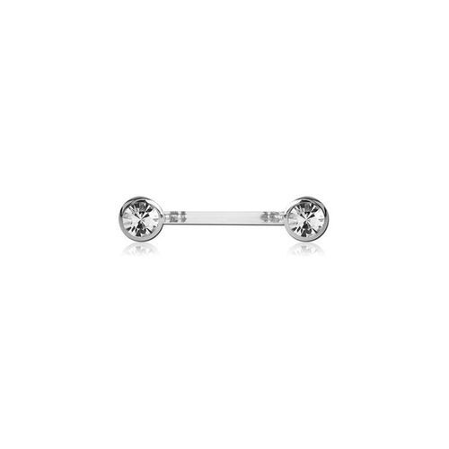 Bioflex Internal Thread Nipple Bar - Gem Balls